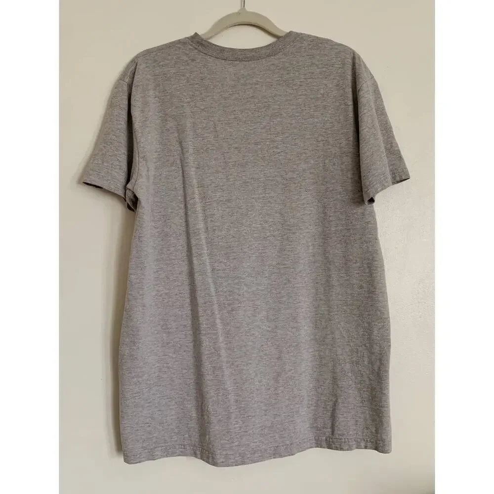 Grey Quiksilver Graphic Short Sleeve T-Shirt L - Picture 3 of 3